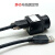 USB3.0工业相机数据线带锁兼容 MV-ACC-01-1201高柔拖链相机线 普通固定线 0.5m