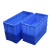 加厚塑料物流箱储物箱长方形加长款周转箱收纳箱整理箱中转箱胶箱 蓝色24号开模箱600*290*210