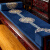锦绣晴沙发垫靠背红木沙发垫中式坐垫套三人座带靠背实木餐椅罗汉床垫子 天鹅绒(深蓝色) 45*45cm(枕套+枕芯)