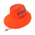 艾佩格艾佩格环卫工人帽夏季遮阳防晒帽物业保洁清洁工反光工作帽大帽檐网眼帽w