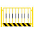 定制工地基坑护栏网道路工程施工警示围栏建筑定型化临边防护栏杆 1.2米*2米/5kg 红白款 竖管带字