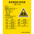 危险废物贮存设施警示牌 危险废物标志牌 环保标识牌 警告牌 定制 黄色45*75 100x120cm