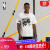 NBA【限时秒杀】篮网Sharpie记号笔签名夏季运动透气宽松T恤 篮网队 S