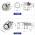 加连XS12航空插头2芯镀银触脚公母头推拉带锁卡扣快速接头连接器 2