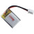 鑫凯辰 -20~85℃宽温域5C中倍率动力聚合物锂电池3.7V 471722 100mAh3.7V/MX1.25反向插（2个）