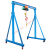 小型吊机架手推龙门吊移动小型门吊行走工地吊机定制1/2/3电葫芦 1吨4米X3米