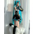 海之藤【现货】初音未来 MIKU 公式服 cos服 初音衣服 初音cosplay服 初音银白色漆皮一套 XL