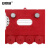 安赛瑞 磁性标签牌 计数仓库货架库存卡物料标识牌 4轮88×100mm 10个红色 2M00067