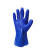 春蕾手套906蓝色磨砂防油手套防滑耐磨工业用劳保浸塑耐油 春蕾906耐油手套.1双 M