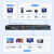 神盾卫士SDWS HDMI视频拼接处理器4进4出一体式无缝矩阵切换器多液晶屏拼接控制器 漫游叠加9开窗 SD-0404DH