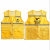 美團骑手衣服夏季24新款透气外卖薄款短袖速干t恤防晒专用装备 黄色反光马甲 4XL码180-200斤