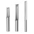 OPDEPO 3.175双刃直槽铣刀数控密度板切割木工开槽刀雕刻机刀具 3.175*2.5*10/3件 