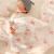 迪士尼（Disney）夏季薄款纱布浴巾无荧光新生婴儿双层高密纯棉盖毯包巾儿童被抱被 加大纱布巾 蓝色气球象120*150cm