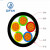 起帆(QIFAN)铜芯交联聚乙烯绝缘聚氯乙烯电缆 YJV-0.6 1kV4*120+1*70黑色1m