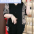 FR.YH.ZH苏迷女装女装v领上衣衬衫显瘦夏季新款洋气时尚宽松气质薄款 黑色 L
