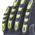 代尔塔（Deltaplus）209904 防振防冲击手套适用电动工具操作等防护手套绿黑色 10码 
