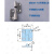 DB041-11不锈钢沉孔铰链 机箱机柜门折叠铰链 工业柜门暗铰链合页 DB041-10-304不锈钢-左