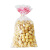 爆米花包装袋透明一次性爆米花桶打包袋品食级塑料袋定做 花色 混搭 16cm*24cm450只送扎丝
