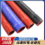 红色矽胶钢丝波纹管万能通风管耐高温压夹布水管300度进气橡胶管 钢丝管 内径50mm（长600mm）