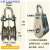 吊轮吊环双定滑车起重吊钩省力 1T双轮吊环款带轴承