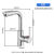 科力恒 水龙头冷热水器二合一面盆浴室柜卫生间混水阀台上盆洗脸盆家用 转动龙头【冷热】不配进水管