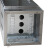 室外不锈钢防雨机柜0.6米0.8米1.2米22u9u户外防水网络监控交换机 不锈钢本色 2000x600x600cm
