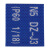 铭牌 道岔编号标识牌 380×68×3mm  3M反光膜带铝合金板 蓝色