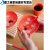 花乐集稻壳一次性餐具红色碗筷勺杯子套装过年结婚寿宴家用六件套 红色