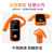 易优游 无线讲解器 超长续航 耳挂讲解器 对讲耳机接收器适用于工业参观 C101-橙色 接收器