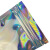 海斯迪克 镭射自封袋 加厚无孔拉骨袋饰品包装袋彩色密封袋拉链袋 14*20cm(100个) HKCX-393