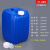 加厚堆码桶级塑料桶实验室废液桶化工方形包装桶10kg25升30L定制 25L蓝色-B款加厚耐酸碱 满口容量约26L