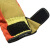 F22501 芳纶针织布阻燃防火防割手套 抢险救援防护手套 黄色 9/L