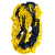 路锥配件 雪糕筒配件链条 塑料反光方锥连接链条  单位：条 黑黄25米