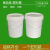 加厚涂料桶级水桶带盖乳胶桶工业级油漆桶25升塑料桶收纳空桶 25升-带盖压盖