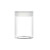 红枣饼干盒透明饼干桶 包装储存罐PET瓶子干果罐塑料瓶 6.5*10cm透明盖50个送压敏垫