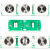 三菱电梯按钮DA482/MTD482 单插件/双插件凌云2按键字片外呼配件 单插件(请备注需要的字片)