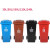 户外垃圾桶240升容量挂车分类带盖商用120小区室外大号环卫箱 50升加厚[蓝色] 可回收物
