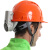瑞谧赛玛带的可充电制冷帽头盔工地降温神器帽 第二代挂帽风扇+ 黄色安全帽LA认证 +备用电池1