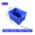 熟料箱零件盒加厚塑料周转箱长方形物料框物流箱运输塑胶箱带盖子 12#箱480*350*320mm