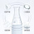 定制玻璃锥形瓶带刻度三角烧瓶小口大口广口 锥形瓶500ml小口/直口 6个/盒
