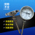 双金属温度计WSS-401/411指针式不锈钢工业锅炉管道圆盘温度表 轴向4010-120℃探杆100mm