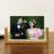 莎庭（SARTILL）婚纱照相框摆台感洗照片定制相册加打印做成结婚照实木透明框 胡桃木横版-不含照片 6寸内放10.3x15.3cm感A
