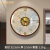 伯莎丹顿品牌挂钟客厅现代简约欧式轻奢贝壳家用大气钟表高档实木挂墙时钟 贝壳款（小号）