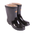 双安 绝缘靴 BX251 黑色 36码 25KV 中筒橡胶靴 电工防触电雨靴 耐磨防滑