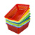 塑料框筐篮子长方形厨房洗菜篮镂空周转框沥水大号加厚配货工业品 长48×宽38×高16 颜色备注就可以