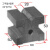 泊工铸铁v型铁块大型单口铁铣床v型架轴类检测校正划线v形铁 工字型60*50*50 一对