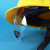 洁睿安多功能工地安全帽带眼镜的安全帽 ABS白色灰镜
