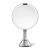 定制现货simplehuman wide-view sensor mirror智能感应灯光化妆镜 8英寸5倍(银色)