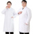 江波（JIANGBO）白大褂 加大加肥长袖工作服	 女士长袖厚款 XL 