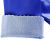 耐油耐酸碱工业劳保手套橡胶杀鱼加厚耐用防腐蚀化工耐磨胶皮防水 蓝色浸塑磨砂（单独左手20 XL